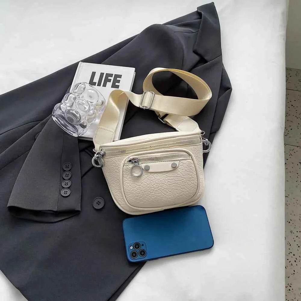 Texture PU Leather Crossbody Bag for a perfect OOTD – dress to impress outfits from Amexza