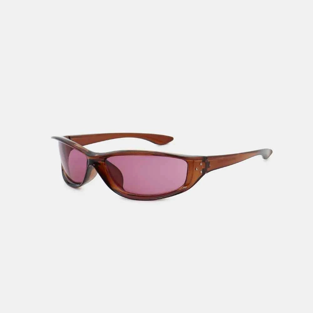 Polycarbonate Frame Rectangle Sunglasses for a perfect OOTD – dress to impress outfits from Amexza