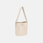 David Jones PU Leather Shoulder Bag Creamy White One Size for a perfect OOTD – dress to impress outfits from Amexza