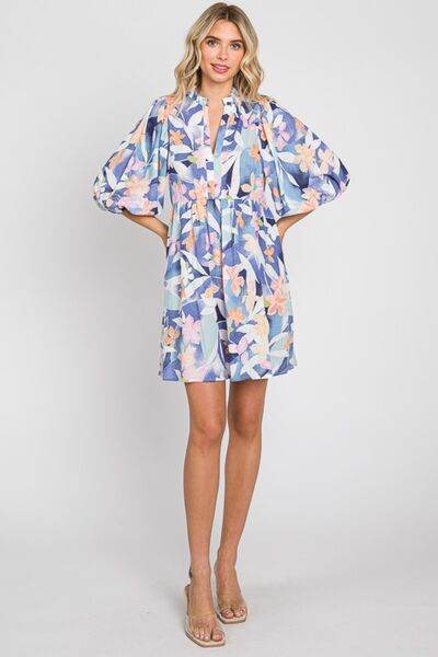 GeeGee Floral Print Mini Dress for a perfect OOTD – dress to impress outfits from Amexza