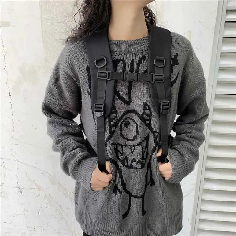 Oxford Cloth Adjustable Straps Backpack Bag - Amexza