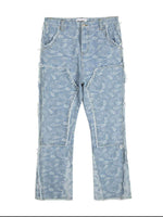 Men's Contrast Washed Bootcut Jeans Light Blue for a perfect OOTD – dress to impress outfits from Amexza