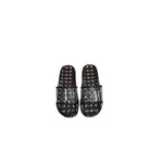 Open Toe Flats Slippers Black for a perfect OOTD – dress to impress outfits from Amexza