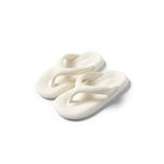 Toe Post Platform Slippers White for a perfect OOTD – dress to impress outfits from Amexza