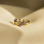 925 Sterling Silver Twisted Open Ring for a perfect OOTD – dress to impress outfits from Amexza