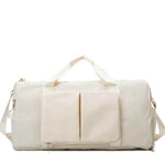 Wet and Dry Separation Travel Bag Beige One Size for a perfect OOTD – dress to impress outfits from Amexza