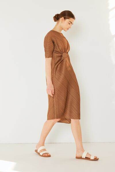 Marina West Swim Pleated Dolman Sleeve Dress for a perfect OOTD – dress to impress outfits from Amexza