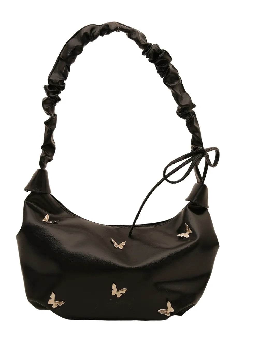 Butterfly Ruched Strap Shoulder Bag for a perfect OOTD – dress to impress outfits from Amexza