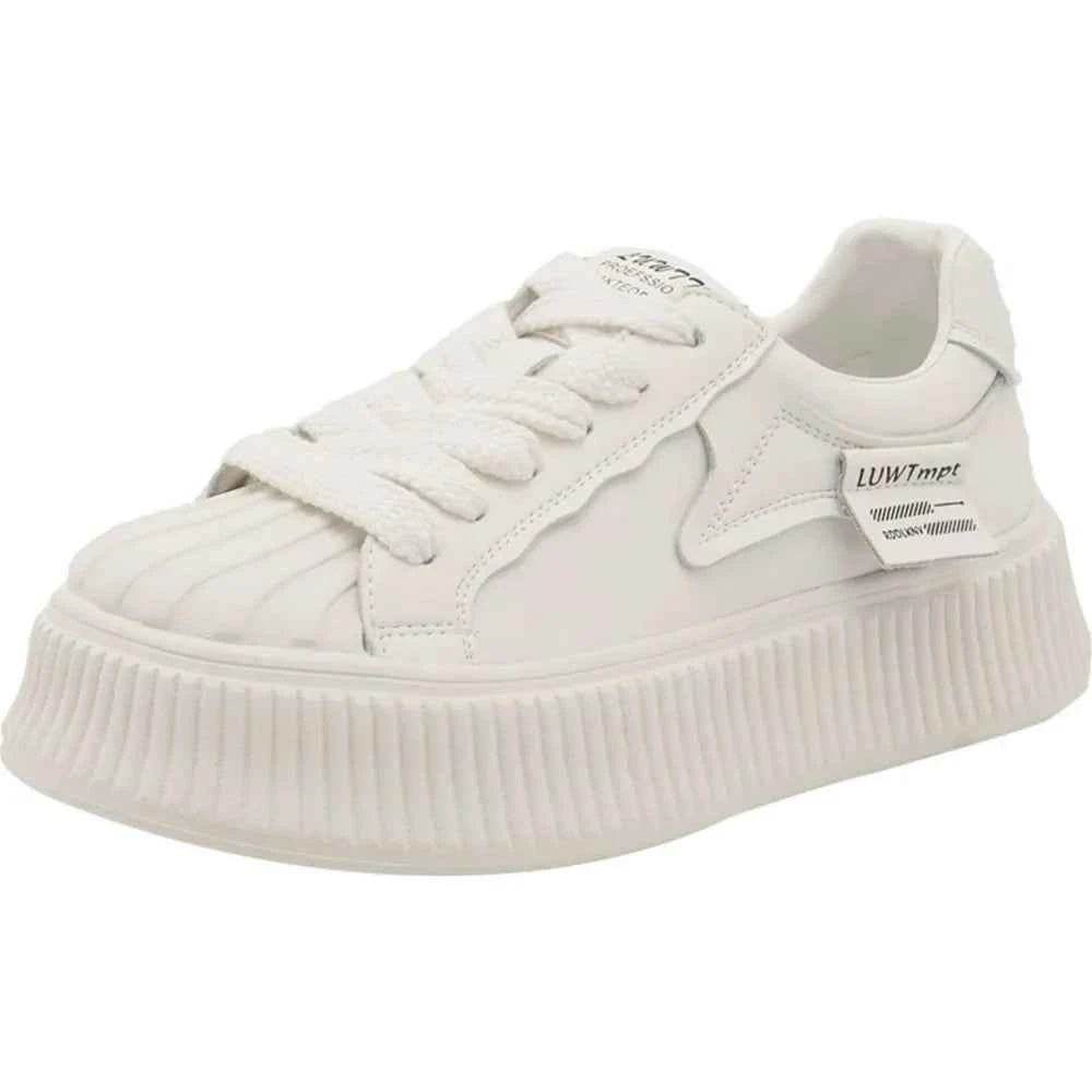 Lace Up Round Toe Platform Sneakers for a perfect OOTD – dress to impress outfits from Amexza