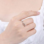 Number 8 Zircon 925 Sterling Silver Ring for a perfect OOTD – dress to impress outfits from Amexza