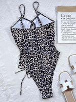 Leopard Cutout Tied One-Piece Swimsuit for a perfect OOTD – dress to impress outfits from Amexza