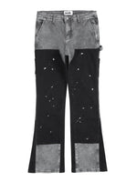 Men's Contrast Washed Bootcut Jeans Dark Gray for a perfect OOTD – dress to impress outfits from Amexza