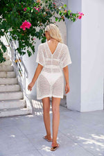 Openwork Tie Waist Cover Up for a perfect OOTD – dress to impress outfits from Amexza