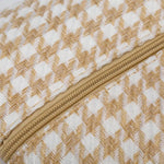 Houndstooth Canvas Travel Bag for a perfect OOTD – dress to impress outfits from Amexza