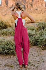 Double Take Full Size V-Neck Sleeveless Jumpsuit with Pockets for a perfect OOTD – dress to impress outfits from Amexza