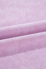 Exposed Seam Round Neck Long Sleeve Sweatshirt for a perfect OOTD – dress to impress outfits from Amexza