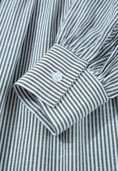 Tied Floral Printed Striped Long Sleeve Dress for a perfect OOTD – dress to impress outfits from Amexza