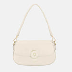 David Jones PU Leather Shoulder Bag Creamy White One Size for a perfect OOTD – dress to impress outfits from Amexza