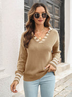 Johnny Collar Drop Shoulder Sweater for a perfect OOTD – dress to impress outfits from Amexza