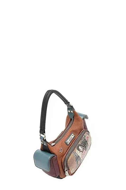 Nicole Lee USA Eco-Leather Shoulder Bag for a perfect OOTD – dress to impress outfits from Amexza