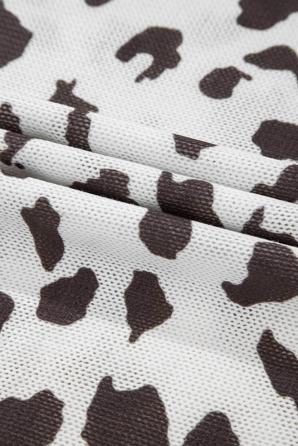 Leopard Boat Neck Long Sleeve Knit Top for a perfect OOTD – dress to impress outfits from Amexza