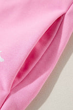 Exposed Seam Splatter Print Round Neck Sweatshirt for a perfect OOTD – dress to impress outfits from Amexza