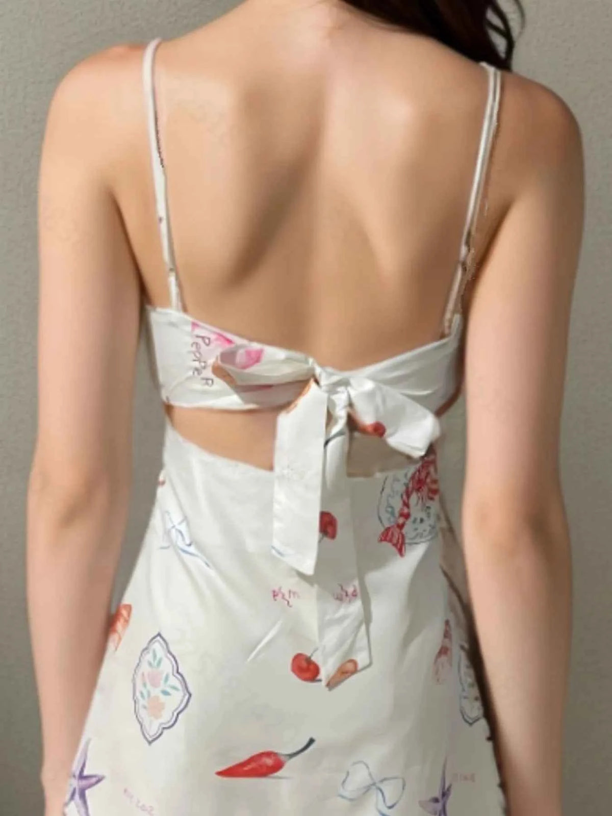 Tie-Front Mini Cami Dress