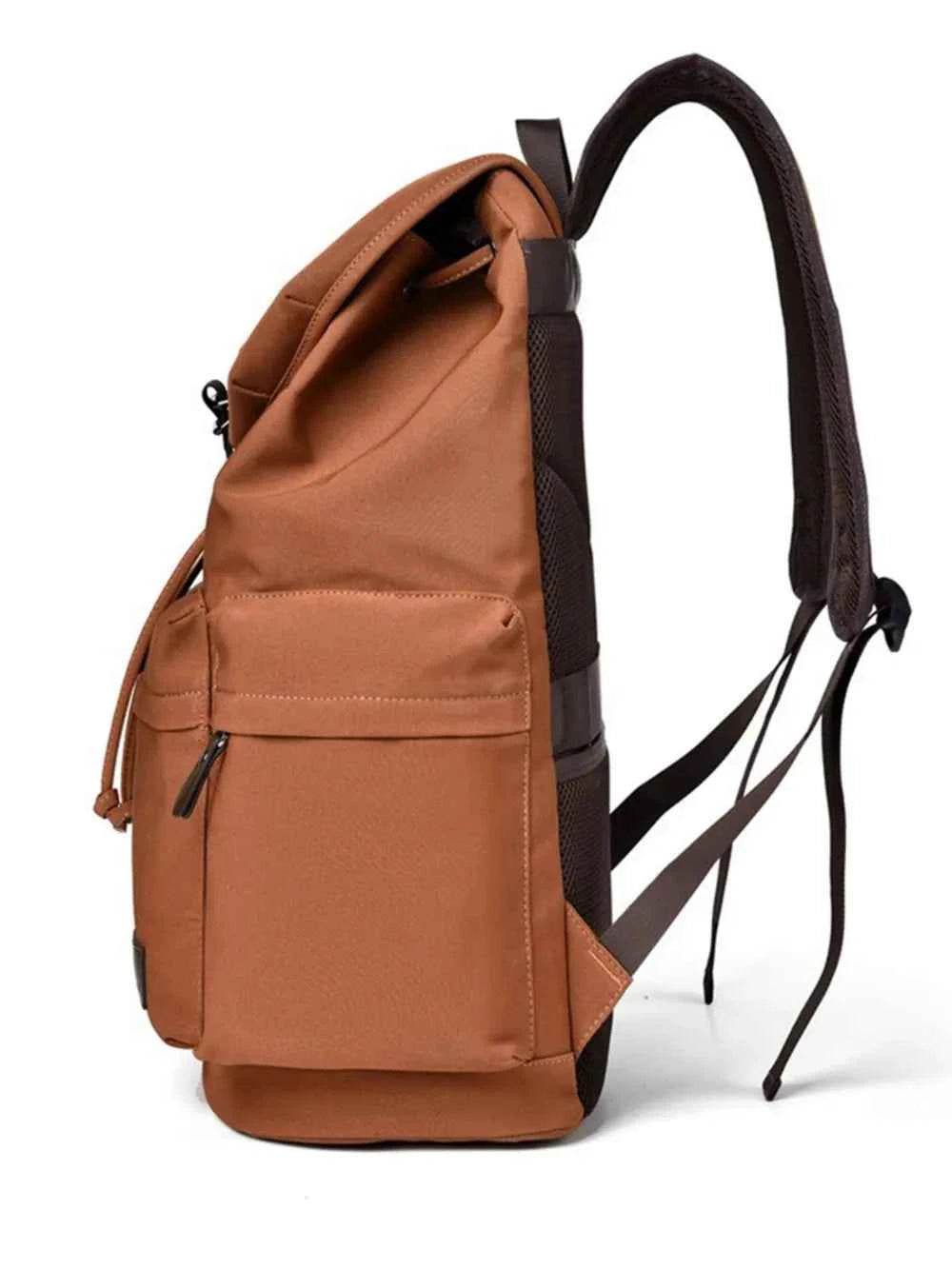 Multi Pockets Adjustable Strap Canvas Backpack Bag for a perfect OOTD – dress to impress outfits from Amexza