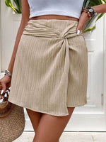 Perfee Twisted High Waist Skort for a perfect OOTD – dress to impress outfits from Amexza