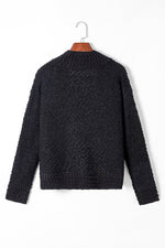 Solid Color Open Front Cardigan - Amexza