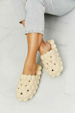 NOOK JOI Laid Back Bubble Slides in Khaki Cream for a perfect OOTD – dress to impress outfits from Amexza