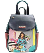 Nicole Lee USA Cat Eco-Leather Convertible Backpack Bag Floral One Size for a perfect OOTD – dress to impress outfits from Amexza