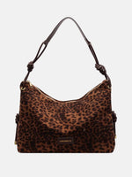Suede Large Shoulder Bag Leopard One Size for a perfect OOTD – dress to impress outfits from Amexza