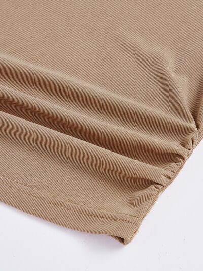 Round Neck Long Sleeve Top and Skirt Set for a perfect OOTD – dress to impress outfits from Amexza