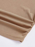 Round Neck Long Sleeve Top and Skirt Set for a perfect OOTD – dress to impress outfits from Amexza