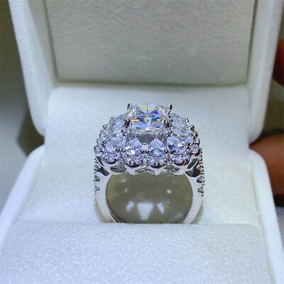 3 Carat Moissanite 925 Sterling Silver Ring for a perfect OOTD – dress to impress outfits from Amexza