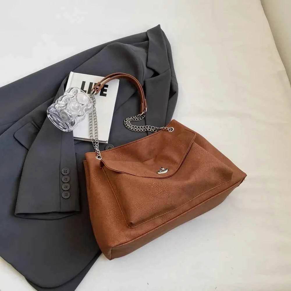 PU Leather Shoulder Bag for a perfect OOTD – dress to impress outfits from Amexza