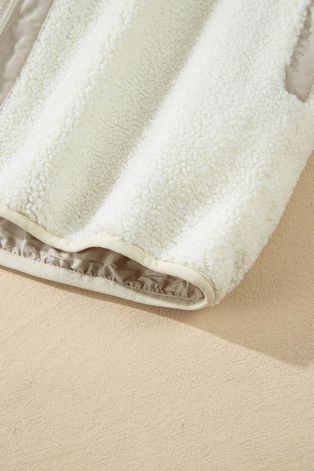 Chest Pocket Zip Up Fleece Jacket - Amexza