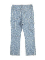 Men's Contrast Washed Bootcut Jeans for a perfect OOTD – dress to impress outfits from Amexza