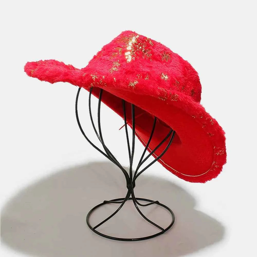 Fuzzy Snowflakes Polyester Hat for a perfect OOTD – dress to impress outfits from Amexza