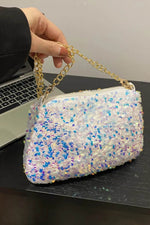 Sequin Removable Strap Shoulder Bag for a perfect OOTD – dress to impress outfits from Amexza