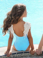 Backless Wide Strap Parent-Child Swimwear for a perfect OOTD – dress to impress outfits from Amexza