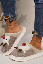 Elk Furry PVC Flat Slippers for a perfect OOTD – dress to impress outfits from Amexza