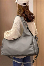 Oxford Cloth Waterproof Travel Bag Gray One Size for a perfect OOTD – dress to impress outfits from Amexza