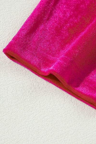 Frill Round Neck Long Sleeve Top and Pants Set for a perfect OOTD – dress to impress outfits from Amexza