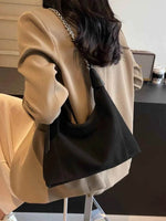 Suede Adjustable Strap Shoulder Bag for a perfect OOTD – dress to impress outfits from Amexza