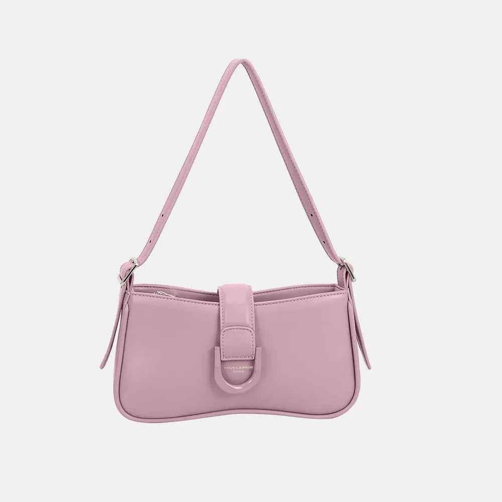David Jones PU Leather Shoulder Bag L. Purple One Size for a perfect OOTD – dress to impress outfits from Amexza