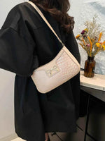 Bow PU Leather Shoulder Bag for a perfect OOTD – dress to impress outfits from Amexza