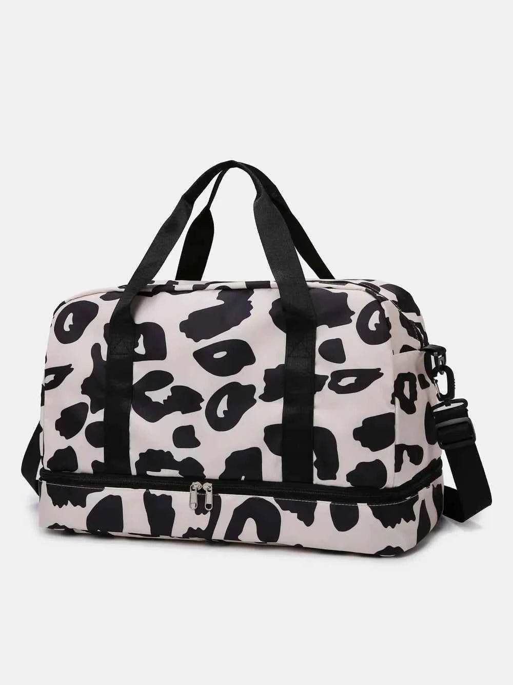 Oxford Cloth Leopard Travel Bag for a perfect OOTD – dress to impress outfits from Amexza