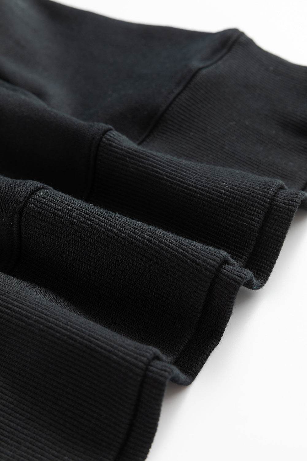 Solid Color Round Neck Long Sleeve Sweatshirt for a perfect OOTD – dress to impress outfits from Amexza